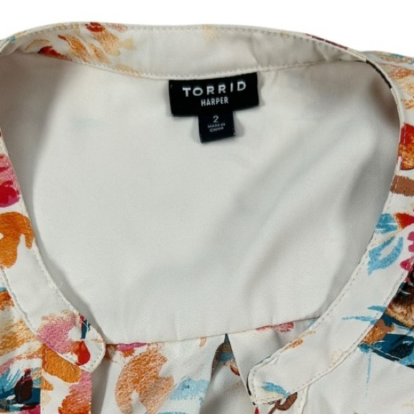 Harper Georgette Pullover Flutter Blouse size Size XXL - Picture 9 of 11